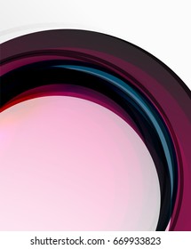Fondo abstracto, plantilla de línea de onda giratoria. Plantilla de diseño de vectores para su fondo de pantalla de mensaje o presentación