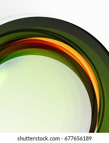 Abstract background, swirl wave line template. Vector layout template for your message or presentation wallpaper