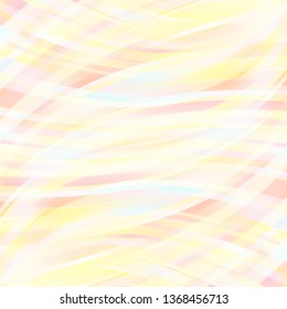 Abstract background with swirl waves. Abstract background design. Eps 10 vector illustration. Pastel pink, yellow colors.