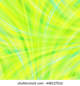 Abstract background with swirl waves. Abstract background design.  Eps 10 vector illustration. Yellow, green colors. 