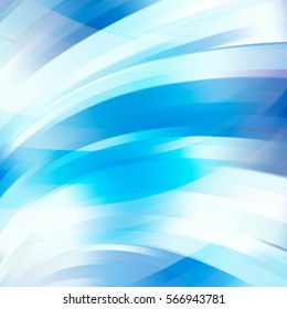 Abstract  background with swirl waves. Abstract background design.  Eps 10 vector illustration. Blue, white colors