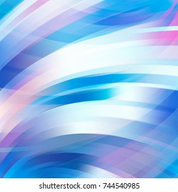 Abstract background with swirl waves. Abstract background design. Eps 10 vector illustration. Pink, white, blue,