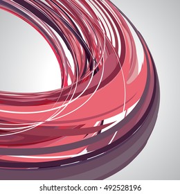 abstract background, swirling lines, pink vector illustration