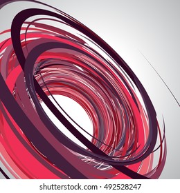 abstract background, swirling lines, pink vector illustration