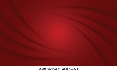Abstract background with swirling red curves and gradients creating a vortex effect. The color transitions from a deep crimson to a lighter shade in the center, creating depth and dimension