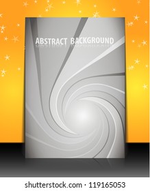 Abstract background with swirling stripes. Design layout template.
