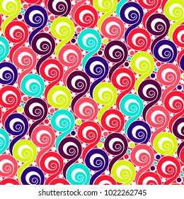 Abstract background with swirls of bright colors