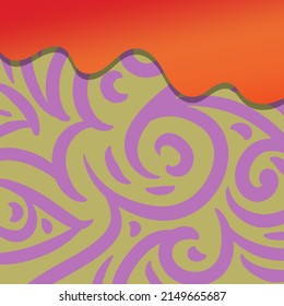 abstract background with swirls and curves waves