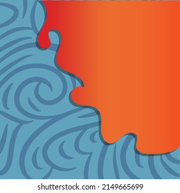 abstract background with swirls and curves waves