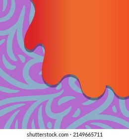 fondo abstracto con agitaciones y ondas de curvas