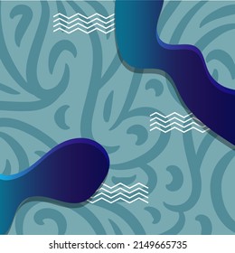 fondo abstracto con agitaciones y ondas de curvas