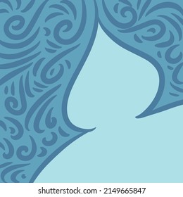 fondo abstracto con agitaciones y ondas de curvas
