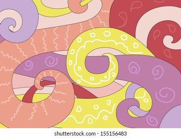 abstract background with swirls. vector illustration 
