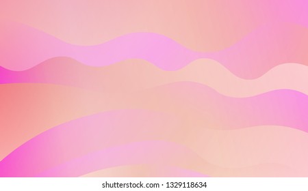 Abstract Background. Swirly Colorful Vibrant Shapes. Vector illustration with geometric shapes layers. Futuristic wavy backdrop. Gradient.