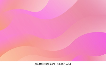 Abstract Background. Swirly Colorful Vibrant Shapes. Vector illustration with geometric shapes layers. Futuristic wavy backdrop. Gradient.