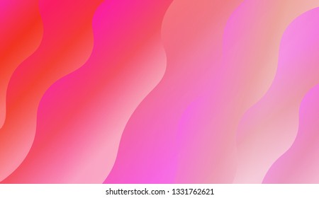 Abstract Background. Swirly Colorful Vibrant Shapes. Vector illustration with geometric shapes layers. Futuristic wavy backdrop. Gradient.