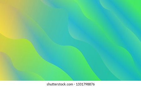Abstract Background. Swirly Colorful Vibrant Shapes. Vector illustration with geometric shapes layers. Futuristic wavy backdrop. Gradient.