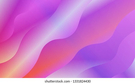 Abstract Background. Swirly Colorful Vibrant Shapes. Vector illustration with geometric shapes layers. Futuristic wavy backdrop. Gradient
