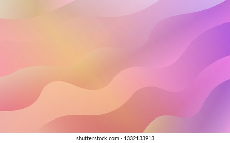 Abstract Background. Swirly Colorful Vibrant Shapes. Vector illustration with geometric shapes layers. Futuristic wavy backdrop. Gradient.