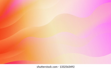 Abstract Background. Swirly Colorful Vibrant Shapes. Vector illustration with geometric shapes layers. Futuristic wavy backdrop. Gradient.