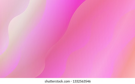 Abstract Background. Swirly Colorful Vibrant Shapes. Vector illustration with geometric shapes layers. Futuristic wavy backdrop. Gradient.
