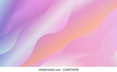 Abstract Background. Swirly Colorful Vibrant Shapes. Vector illustration with geometric shapes layers. Futuristic wavy backdrop. Gradient