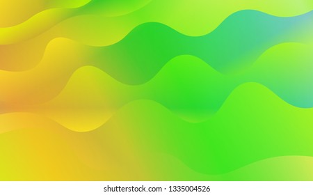 Abstract Background. Swirly Colorful Vibrant Shapes. Vector illustration with geometric shapes layers. Futuristic wavy backdrop. Gradient.
