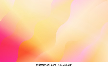 Abstract Background. Swirly Colorful Vibrant Shapes. Vector illustration with geometric shapes layers. Futuristic wavy backdrop. Gradient.