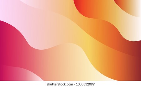 Abstract Background. Swirly Colorful Vibrant Shapes. Vector illustration with geometric shapes layers. Futuristic wavy backdrop. Gradient.