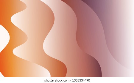 Abstract Background. Swirly Colorful Vibrant Shapes. Vector illustration with geometric shapes layers. Futuristic wavy backdrop. Gradient.