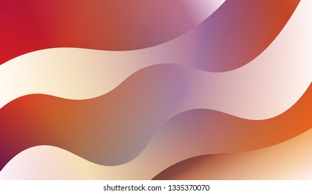 Abstract Background. Swirly Colorful Vibrant Shapes. Vector illustration with geometric shapes layers. Futuristic wavy backdrop. Gradient.
