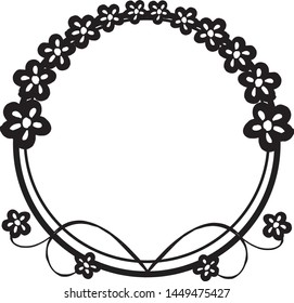 Abstract background with a symbol flowers, various wedding greeting card. Vector