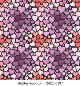 Abstract background with symbol of St. Valentine's Day - heart