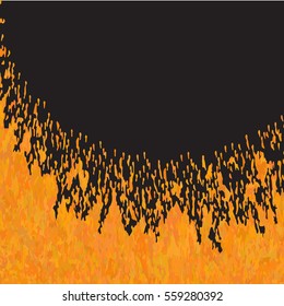 Abstract background symbolizing fire