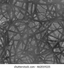 Abstract Background. Tangled Branches. Jungle Night, Haze. Vector