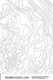 Abstract background with tangled lines. Hand drawn vector illustration.