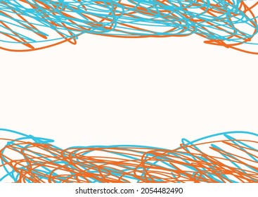 Abstract background with tangled thread pattern