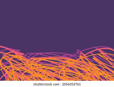 Abstract background with tangled thread pattern