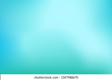 Abstract background. Teal, blue, mint, aqua, turquoise, water background for your graphic design, banner, poster. Space for text. Vector illustration. 