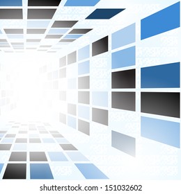 abstract background in technical style