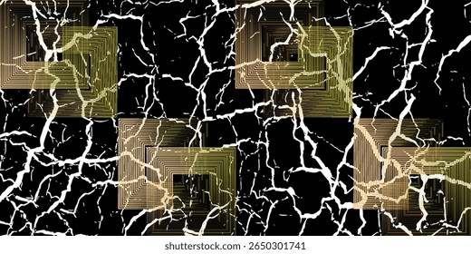 Abstract background techno orange yellow glow 3D overlapping layers on dark space with letter x effect decoration, 