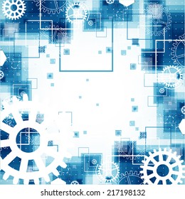 Abstract background with technological elements