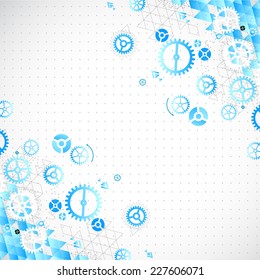 Abstract background with technological elements