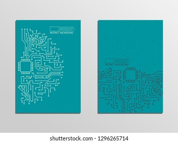 Abstract background, technology blockchain