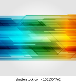 Abstract background technology bright lines. Eps 10. Concept for mobile wallpaper, web banner backdrop or typography design with place for text.