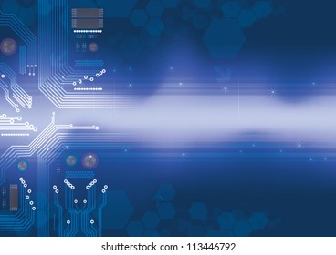 abstract background technology circuit board