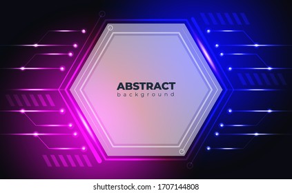 Fondo abstracto con la textura de la placa de circuitos de tecnología. 
Ilustración electrónica de la placa base. 
Tecnología digital de alta tecnología e ingeniería. Ilustración del vector