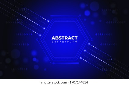 Abstract background with technology circuit board texture. 
Electronic motherboard illustration. 
Hi-tech digital technology and engineering. Vector illustration