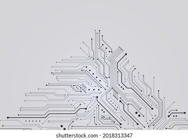 Abstrakter Hintergrund mit Technologie-Circuit-Motherboard-Textur