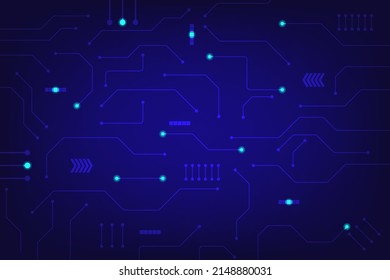 abstract background with technology circuit board texture electronic motherboard illustration vector illustration